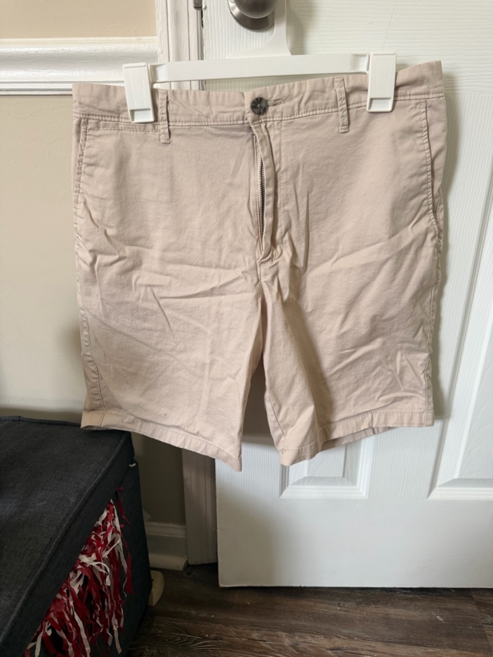 Goodfellow & Co Beige Flat Front Chino Shorts